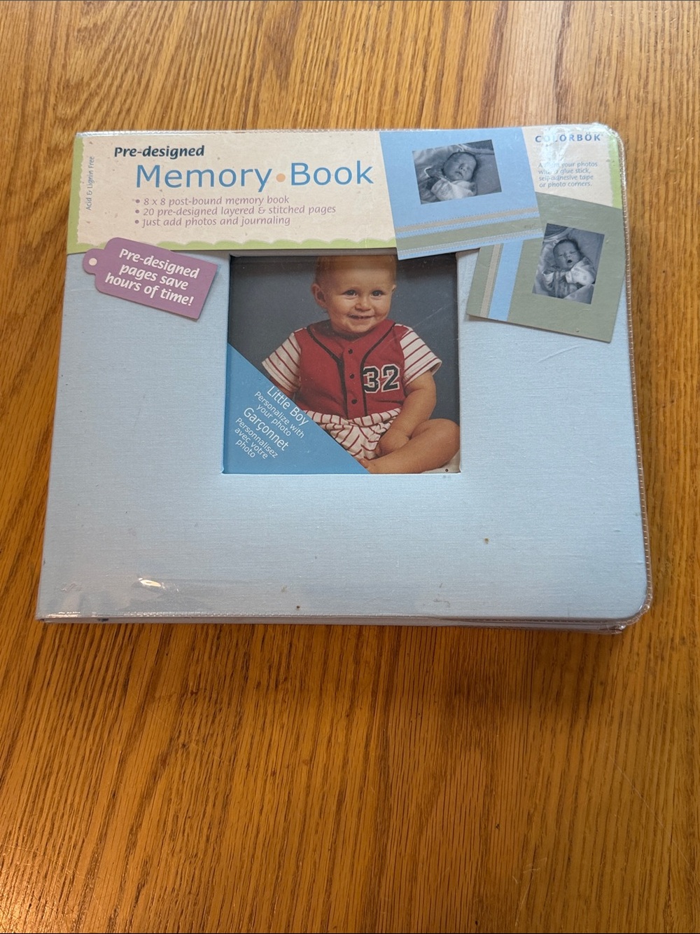 Memory Book Photo Album for Kids - Light Blue
